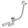ALCA Vaňový sifón CLICK/CLACK s prepadom, chróm A508CKM-120