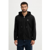Calvin Klein Jeans mikina na zips s kapucňou pánska bavlnená LV04RD240G čierna S