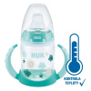 NUK FC lahev na učení s kontrolou teploty, 150 ml, zelená
