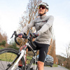 DAVOS pánský cyklistický zateplený dres - XXXL-stříbrná