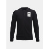 Chlapčenská mikina Under Armour UA Rival Terry FZ Hoodie Čierna YXL