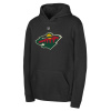 Minnesota Wild Detská - Primary Logo Black NHL Mikina s kapucňou S