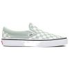 VANS Classic Slip-On COLOR THEORY CHECKERBOARD Gray Olive - 36