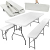 Malatec Zahradní pivní set campingový stůl a lavice skládací 180cm
