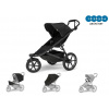 Thule Urban Glide 3 Black - Magnetic Buckle + pláštěnka + moskytiéra + madlo