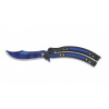 Nôž - Nóż motylkowy Albainox Abanico Blue 02129 balisong (Nôž - Nóż motylkowy Albainox Abanico Blue 02129 balisong)
