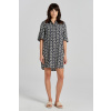 ŠATY GANT REL G PATTERN SS TUNIC EVENING BLUE