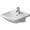 Duravit Starck 3 - Umývadlo vstavané, 55x46 cm, s 1 otvorom na batériu, biela 0310550000
