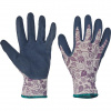Červa Rukavice PINTAIL navy 08/M, nylon/latex, fialová