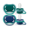 PHILIPS AVENT Cumlík Ultra air neutral 6-18 m 2 ks Philips Avent Chlapec/modrá