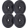 Sada liatinových kotúčov 20 kg, 4x5 kg, priemer 30 mm