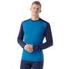 Pánske funkčné tričko SmartWool M Classic Thermal Merino BL Crew Boxed nival blue-deep navy M