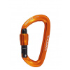 Karabína so skrutkovacím uzáverom Camp Orbit Lock - orange