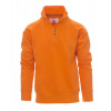 PAYPER MIAMI+ 000001-0001 / Pánska mikina s polozipsom - orange XS