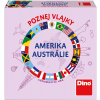 DINO Hra Poznej vlajky Amerika a Austrálie karetní