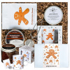VIANOČNÝ DARČEKOVÝ SET GINGERBREAD BOX: KÁVA A ČAJ PREMIUM, HRNČEK SO SITKOM