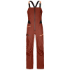 Ortovox 3L Deep Shell nohavice s kapucňou clay orange S