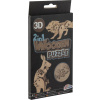 GRAFIX Drevené 3D puzzle 2v1 Kengura a lev