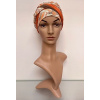 Turban s našitou čelenkou Orange Elements