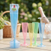 Plastové poháre na šampanské EXCELLENT HOUSEWARE 130 ml 4 ks