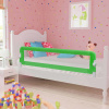vidaXL Zábrana na detskú posteľ, zelená 120x42 cm, polyester - Zelená - 843-142759