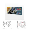 Řetězová sada s ČZ HX-ring GOLD HONDA NX 650 Dominator rok 95-01