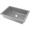 Deante Correo umývadlo 50x35 cm obdĺžnik vstavané umývadlo-podpultové umývadlo sivá/kamenná CQRSU5U