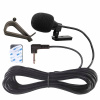 MIKROFON NA RÁDIO/GPS/DVD DO AUTA S KLIPOM/PÁSKA ZÁSTRČKA 2,5 mm KABEL 3 m