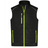 James&Nicholson Pánska softshellová vesta JN1822 Black M