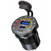 Motocyklový konektor USB Typ-C PD + USB QC 3.0 40 W