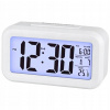 HODINY BUDÍK TERMOMETER LCD DISPLEJ DIGITÁLNE PODSVIETENIE 3x AAA AK240C