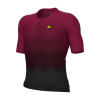 ALÉ Cyklistický dres s krátkym rukávom - R-EV1 VELOCITY 2.0 - bordová L