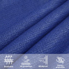 vidaXL Tieniaca plachta 160 g/m² obdĺžniková modrá 3x5 m, HDPE - Modrá - 45079-186886