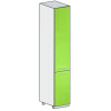 VerDesign, VALENCIA 40 potravinová vysoká, limeta lesk, kor. biely MDF