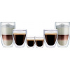 Pohár na kokteily - Latte kávové tepelné poháre káva espresso 6x (Latte kávové tepelné poháre káva espresso 6x)