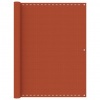 vidaXL Balkónová markíza oranžová 120x600 cm HDPE - Oranžová - 172893-107158