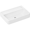 HANSGROHE Xanuia Q Compact závesné umývadlo bez otvoru, bez prepadu, 550 x 370 mm, biela, 60212450