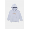 Detská mikina Puma HELLO KITTY & FRIENDS Relaxed Hoodie TR s kapucňou, s potlačou, 630063 modrá 122