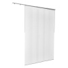 Vevor Vertikálne panelové závesy koľajnica 116–218 cm výška do 243 cm, biele MBGDBYCW4588ZN3VJV0