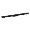 Hansgrohe RainDrain Match Plus - Sprchový žľab 100 cm, s roštom, matná čierna 56217670