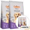 Calibra Dog Premium Line Senior&Light 2 x 12 kg + 2 x 3 kg NEW gratis