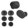 kwmobile 6x Silikonový Ear Tips for JBL Tune Buds - 3 Sizes - Náhradní Earbud Tips for In-Ear Headphones - černá