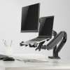 Fiber Mounts Plně polohovatelný stolní držák notebooku a monitoru 836F160