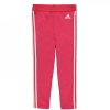 adidas Girls 3 Stripes Leggings Pink/White 0-3 Months
