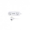 Solight PP154C prodlužovací přívod, 2z + USB A+C 17W, cestovní