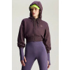 Tepláková mikina adidas by Stella McCartney fialová farba, s kapucňou, jednofarebná, IZ5011 S