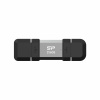 Silicon Power USB SP256GBUC3C51V1S USB3.2 Gen1,Mobile C51,256GB,Silver