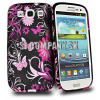 Silikónový obal Samsung Galaxy S III – Butterfly – čierna