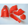 Kapotáž minicross KTM style Toxic - plasty oranžová