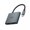 TP-Link UH3020C Hub USB typu C 3v1, 3x HDMI 4K při 60 Hz, 100W Power Delivery, 1× USB-A (UH3020C)